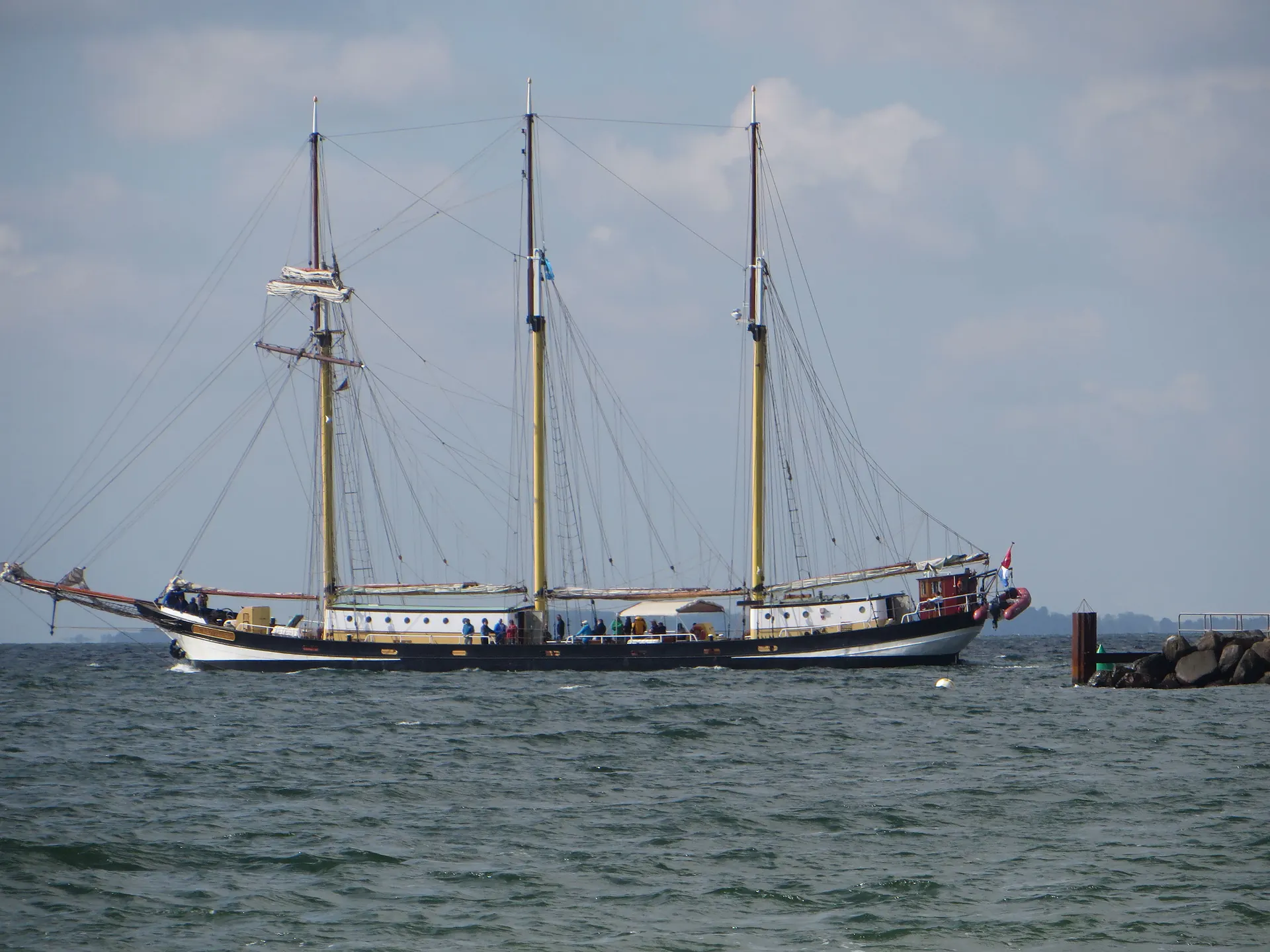 Historisches Segelschiff auf der Ostsee vor Fehmarn